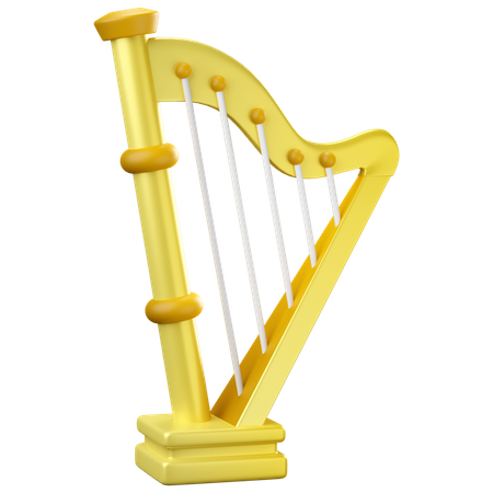 Harp  3D Icon
