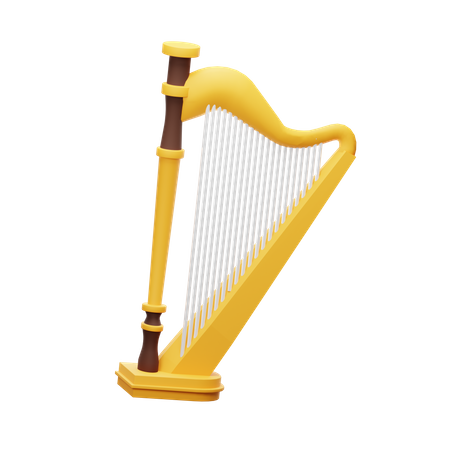 Harp  3D Icon