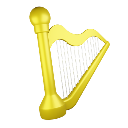 Harp  3D Icon