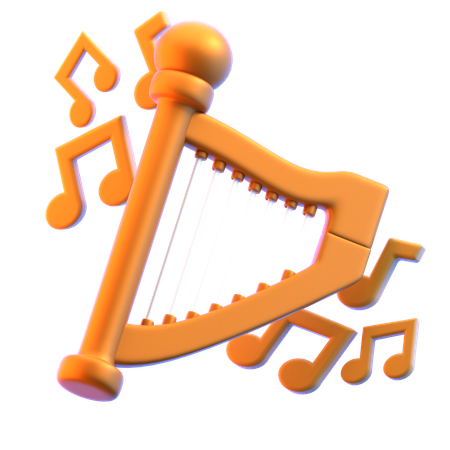 Harpe  3D Icon