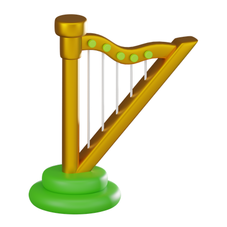 Harpe  3D Icon