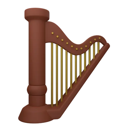 Harpe  3D Icon