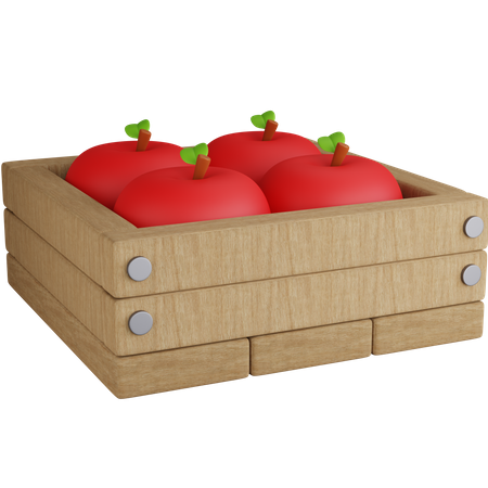 Harvest Apple  3D Icon