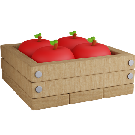 Harvest Apple  3D Icon
