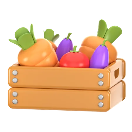 Harvest Basket  3D Icon