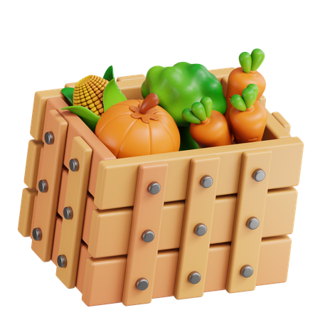 Harvest Box  3D Icon