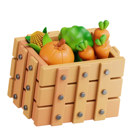Harvest Box  3D Icon