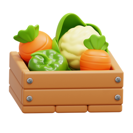 Harvest Box  3D Icon