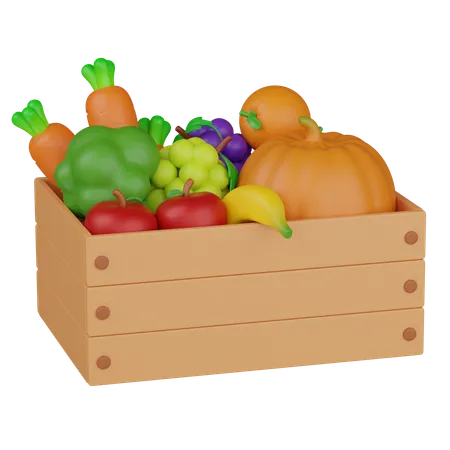 Harvest Box  3D Icon