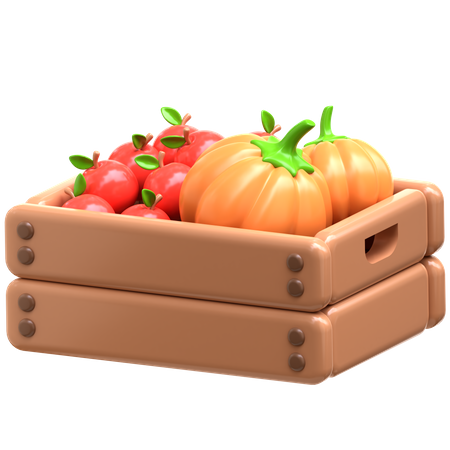 Harvest Box  3D Icon