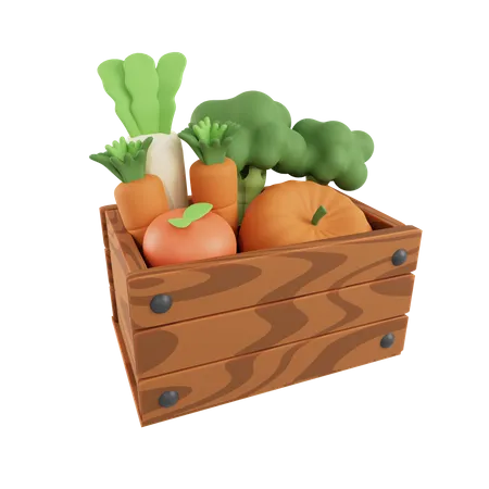 Harvest Box  3D Icon