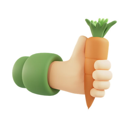 Harvest Carrot  3D Icon