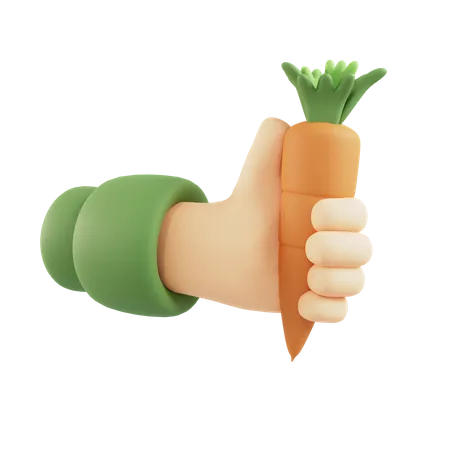 Harvest Carrot  3D Icon
