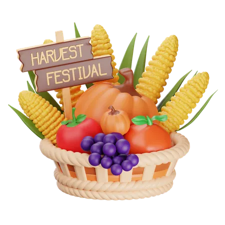 Harvest Festival  3D Icon