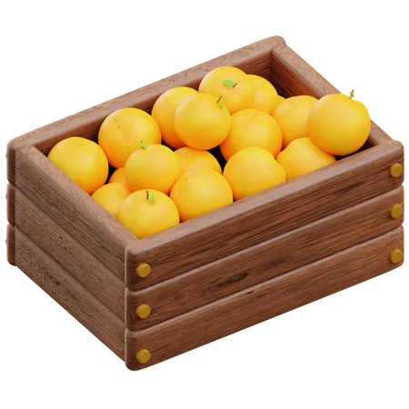 Harvest Oranges  3D Icon