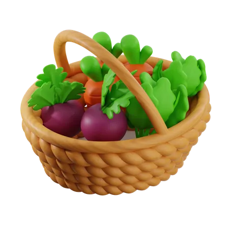 Harvesting Farm  3D Icon