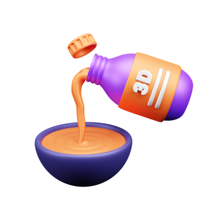 Harzflasche  3D Icon