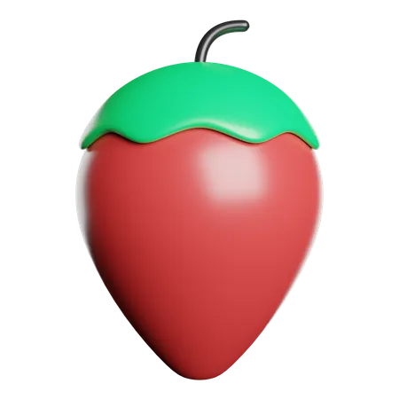 Haselnuss  3D Icon