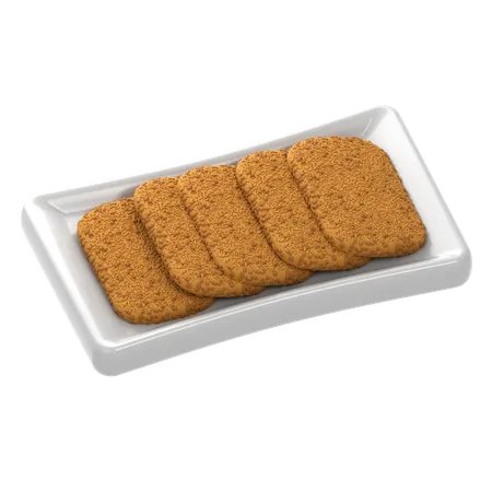 Hash Brown  3D Icon