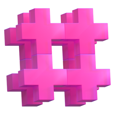 Forma abstracta de hachís  3D Icon