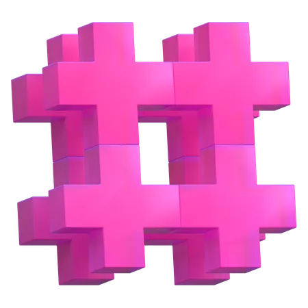 Forma abstracta de hachís  3D Icon