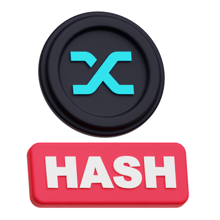 Hash synthetix  3D Icon