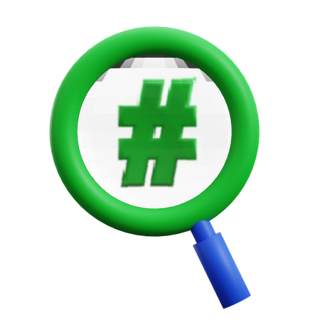 Hashtag  3D Icon