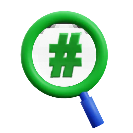 Hashtag  3D Icon