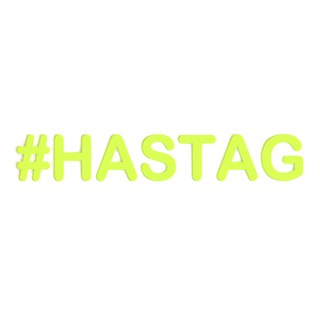 Hashtag  3D Icon