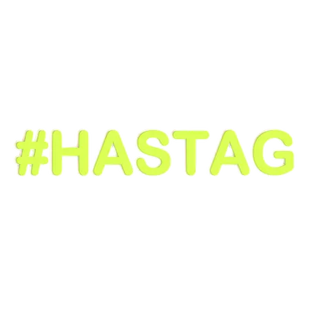 Hashtag  3D Icon