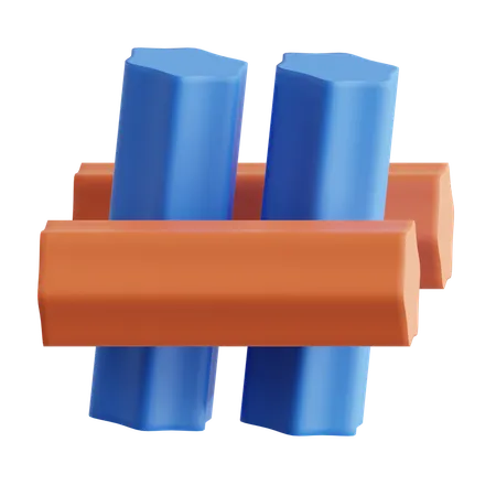 Hashtag  3D Icon