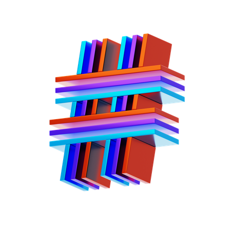 Hashtag  3D Icon