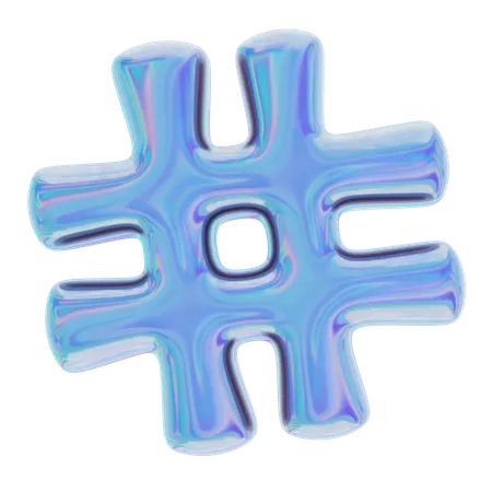 Hashtag  3D Icon