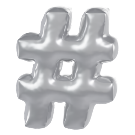 Hashtag  3D Icon