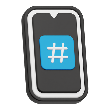 Hashtag  3D Icon