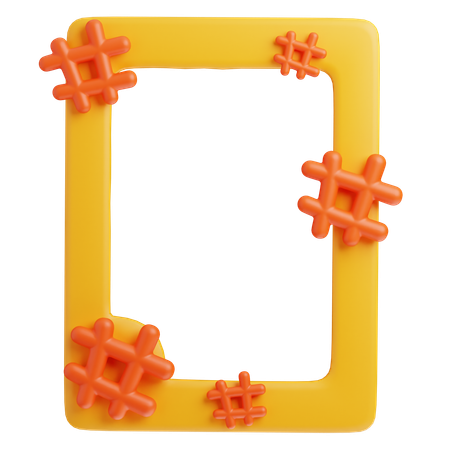Hastag  3D Icon