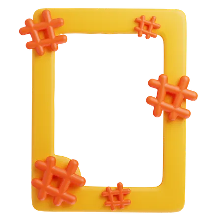 Hastag  3D Icon