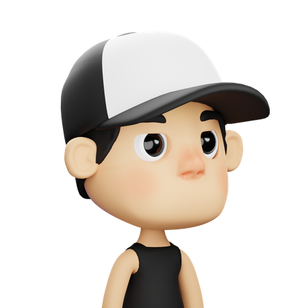 Hat Boy  3D Icon