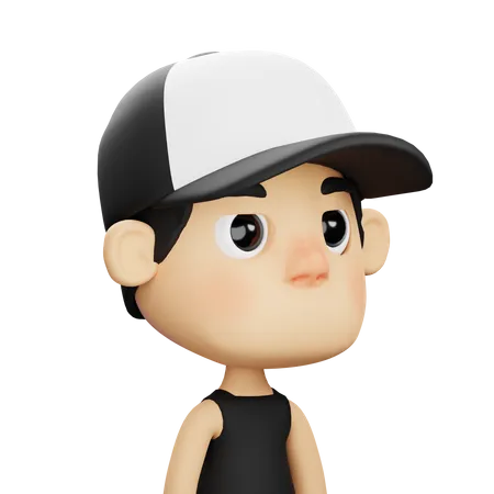 Hat Boy  3D Icon