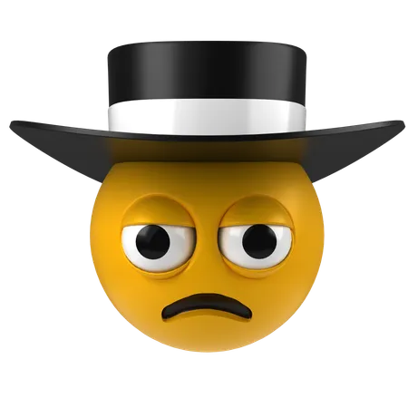 Hat Emoji  3D Icon