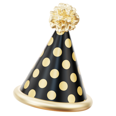 Hat Polka Dots  3D Icon