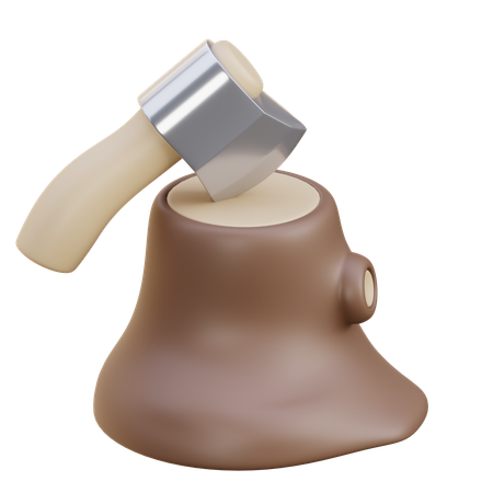Hatchet  3D Icon