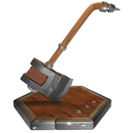 Hatchet  3D Icon