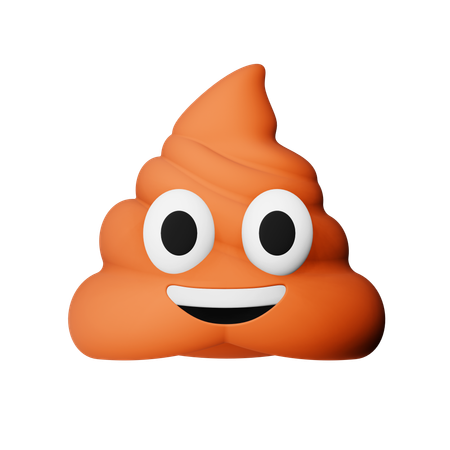 Haufen Kot Emoji  3D Icon