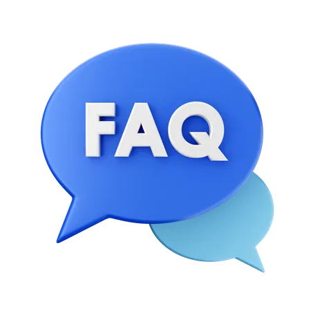3 D Haufig Gestellte Fragen FAQ 3D Icon