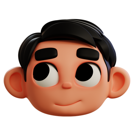 Haughty Emoji  3D Icon