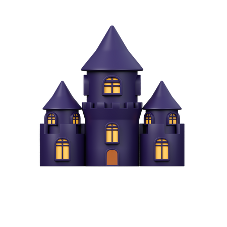 Haunted Castle  3D Icon