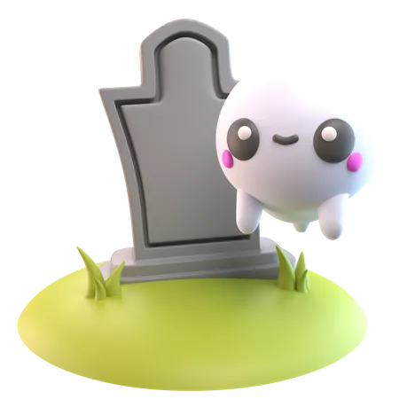Haunted Grave  3D Icon