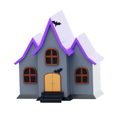 Haunted House  3D Icon