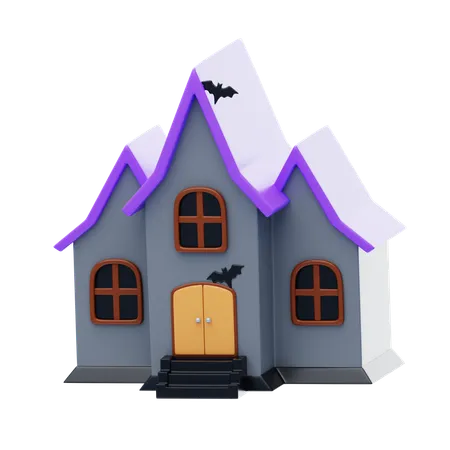 Haunted House  3D Icon